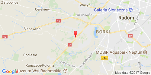 Google Map of JARMUS, Kielecka 116, 26-601 Radom